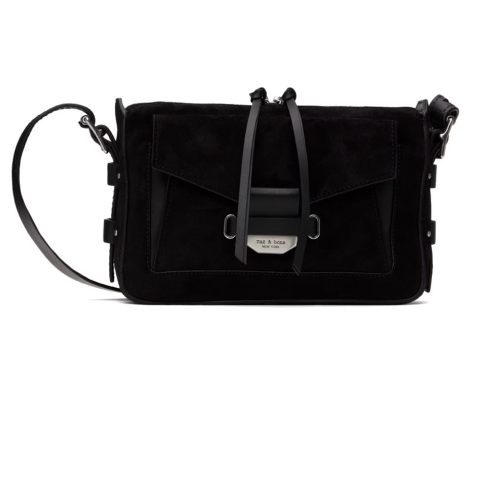 Rag & bone black small field messenger 2.0 bag